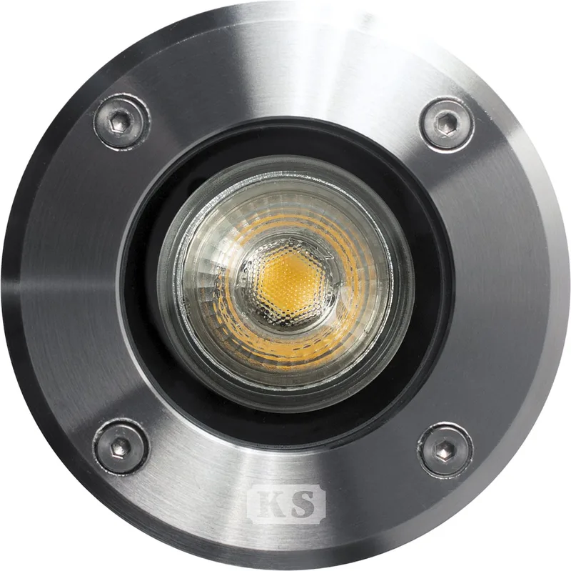 LED - Grondspot - Aluminium - Kunststof - Tuinspot - Modern - Rond van KS Verlichting in Rvs – productfoto
