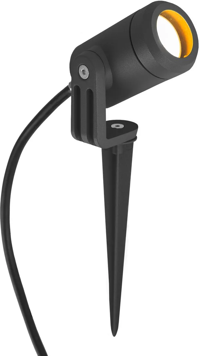 LED Grondspot - LED-Spike - Compact - GU10 von KS Verlichting in Schwarz – Produktfoto