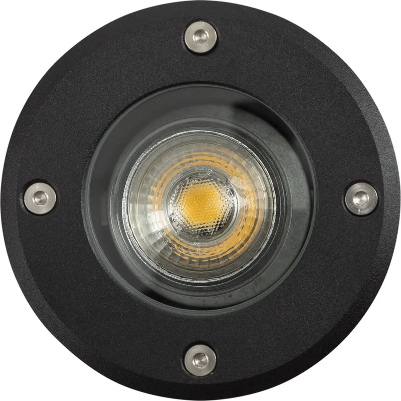 LED - Grondspot - Rond - Tuinspot - Modern - Spot fra KS Verlichting i Sort – produktbillede