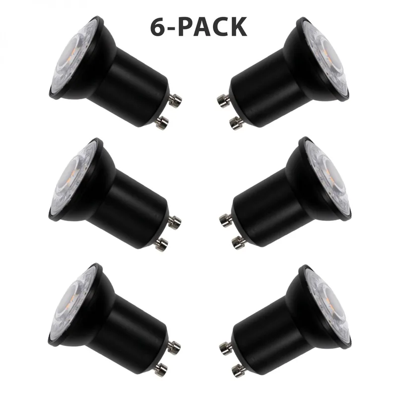 Lichtbron - set van 6 - LED - PAR11 - GU10 - dimbaar - mini - 2700K fra KS Verlichting – produktbillede