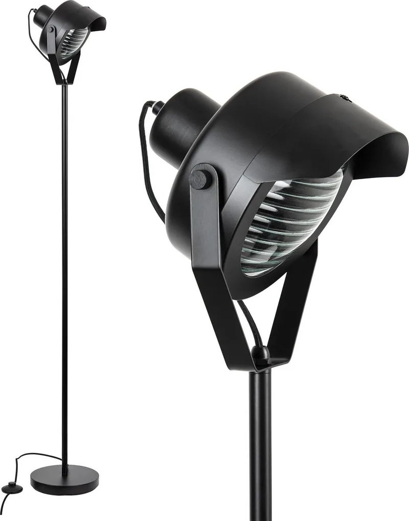 Moderne Leeslamp Stage staande vloerlamp de KS Verlichting en Noir – photo produit