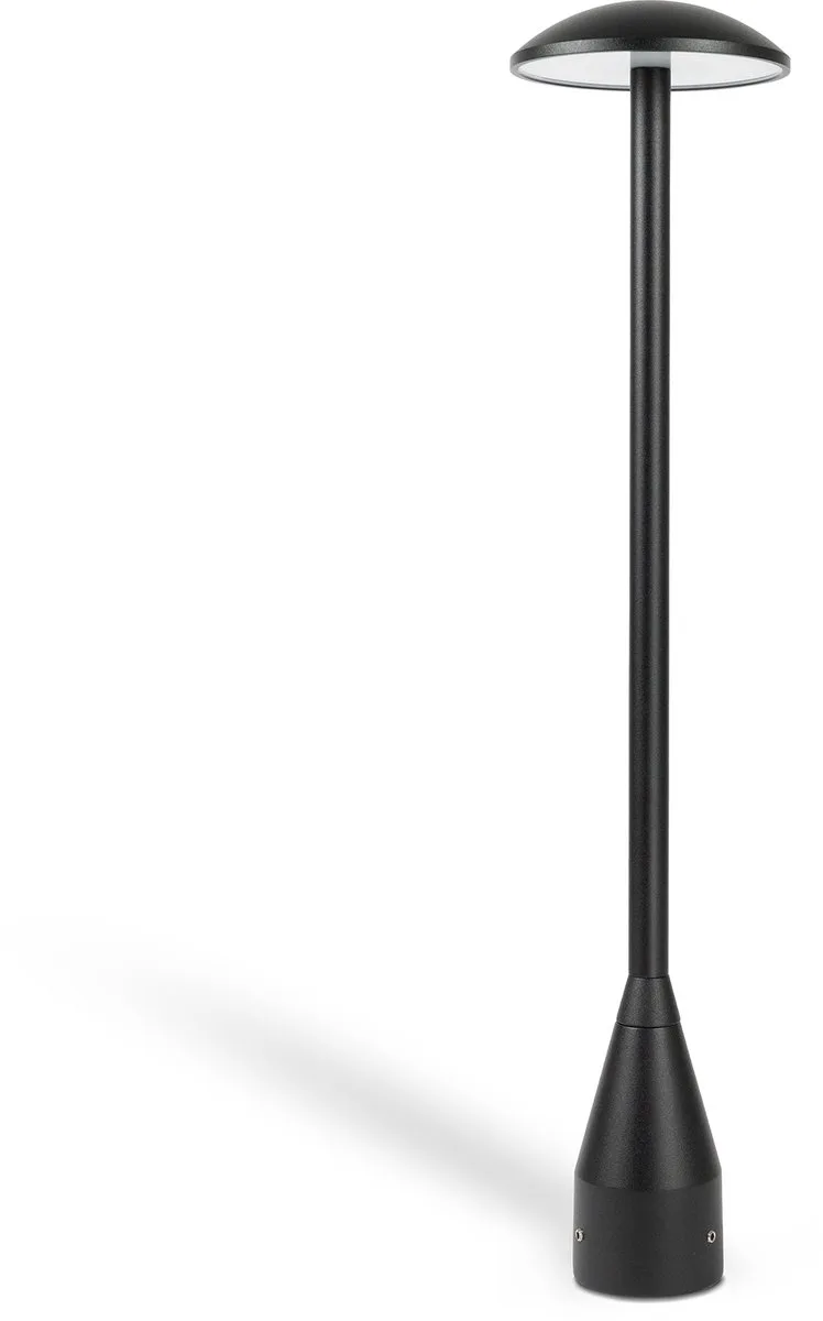 Moderne Staande Buitenlamp | Staande Lamp voor buiten - Jazzy - H 50 cm - Buitenverlichting fra KS Verlichting i Sort – produktbillede