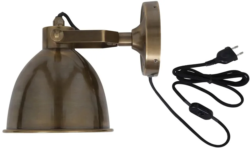 Muurspot Maxim Cover XL Antiek de KS Verlichting en Laiton – photo produit