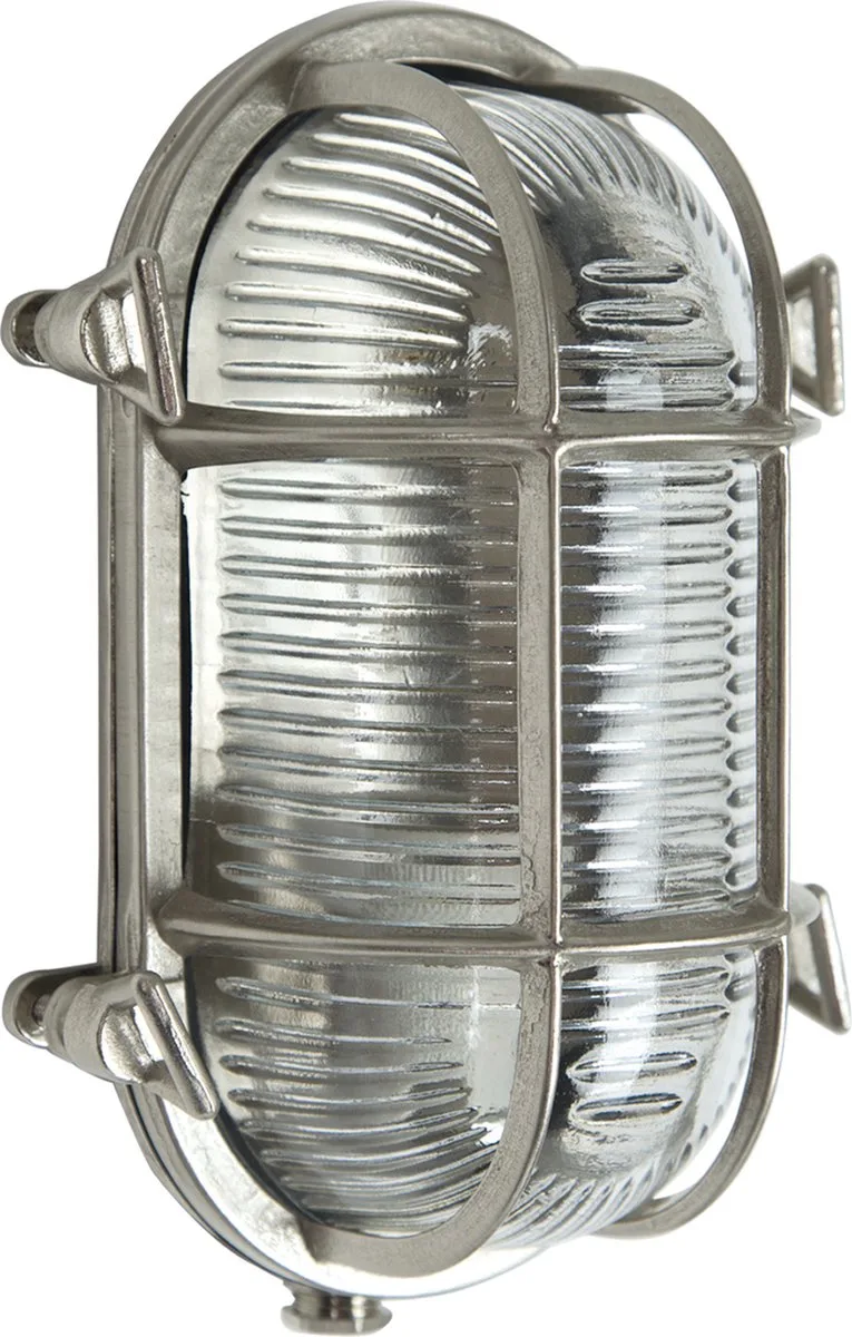 Nautic III Scheepslamp fra KS Verlichting i Nikkel – produktbillede