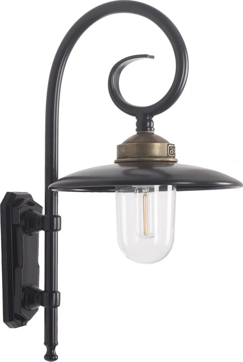 Orly Muurlamp fra KS Verlichting i Sort – produktbillede