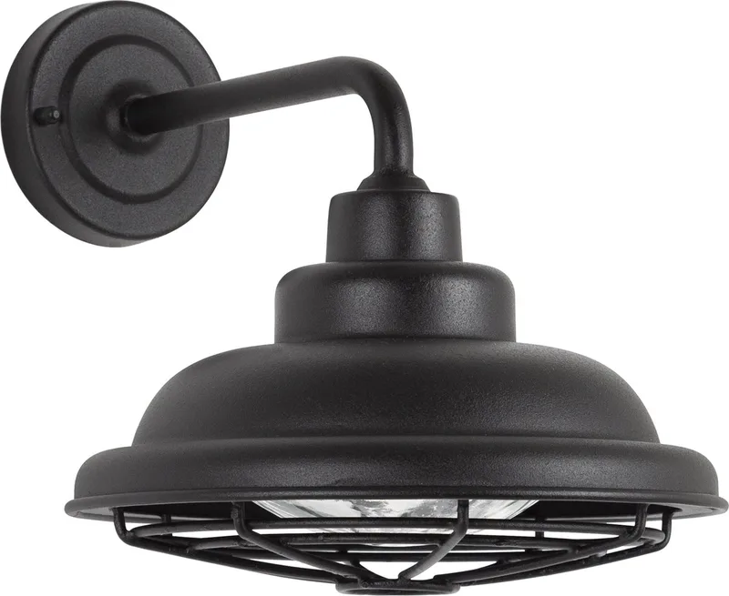 Petrol Industriële Muurlamp von KS Verlichting in Schwarz – Produktfoto