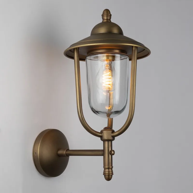 Picardy wandlamp - messing - stallamp - landelijk - E27 van KS Verlichting in Antiek – productfoto