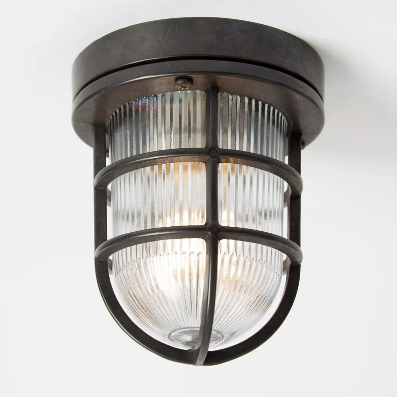 Plafondlamp Gibraltar Zwart-Brons de KS Verlichting en Zwart Brons – photo produit