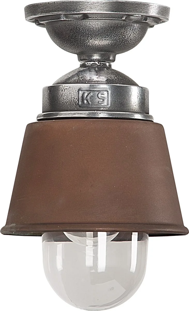 plafondlamp - Kostas lamp - Rond - E27 - Buitenlamp von KS Verlichting in Kupfer – Produktfoto