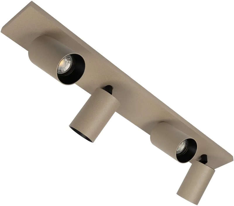 plafondlamp - Mila 4 lichts - Binnenverlichting - Richtbaar - Modern de KS Verlichting en Champagne – photo produit
