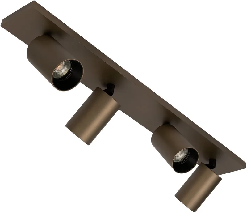 plafondlamp - Mila 4 lichts - Binnenverlichting - Richtbaar - Modern de KS Verlichting en Bronze – photo produit