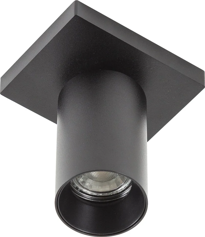plafondlamp - Mila - spot - GU10 - dimbare lamp - opbouwspot - aluminium von KS Verlichting in Schwarz – Produktfoto