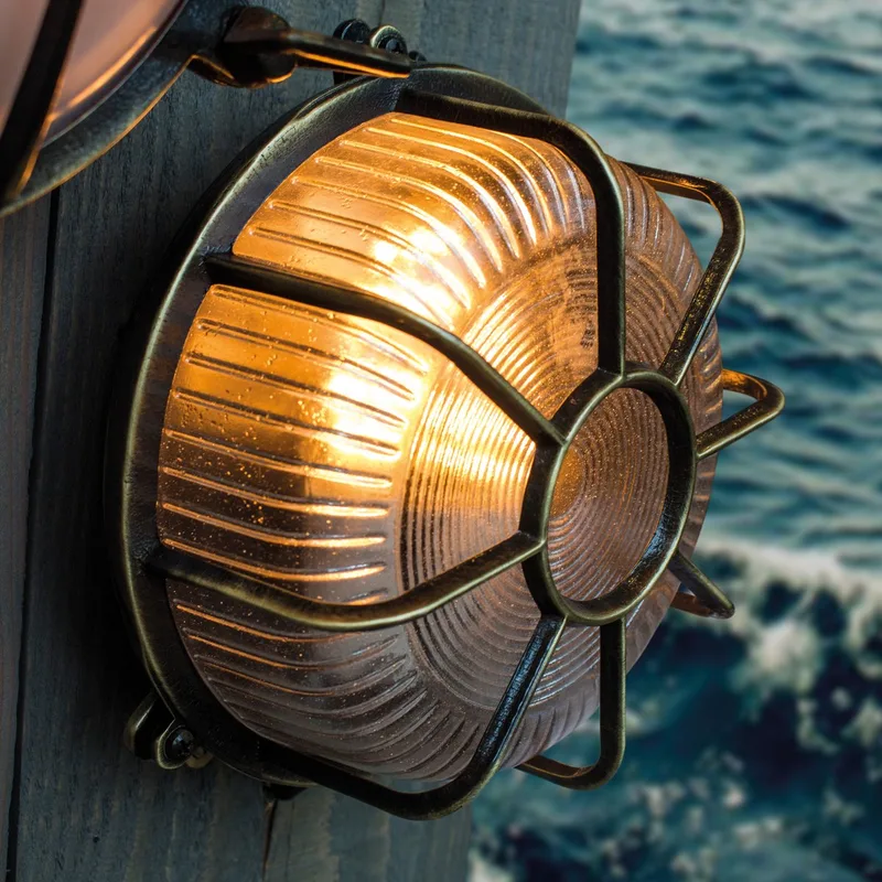 Scheepslamp Bering van KS Verlichting in Brons – productfoto