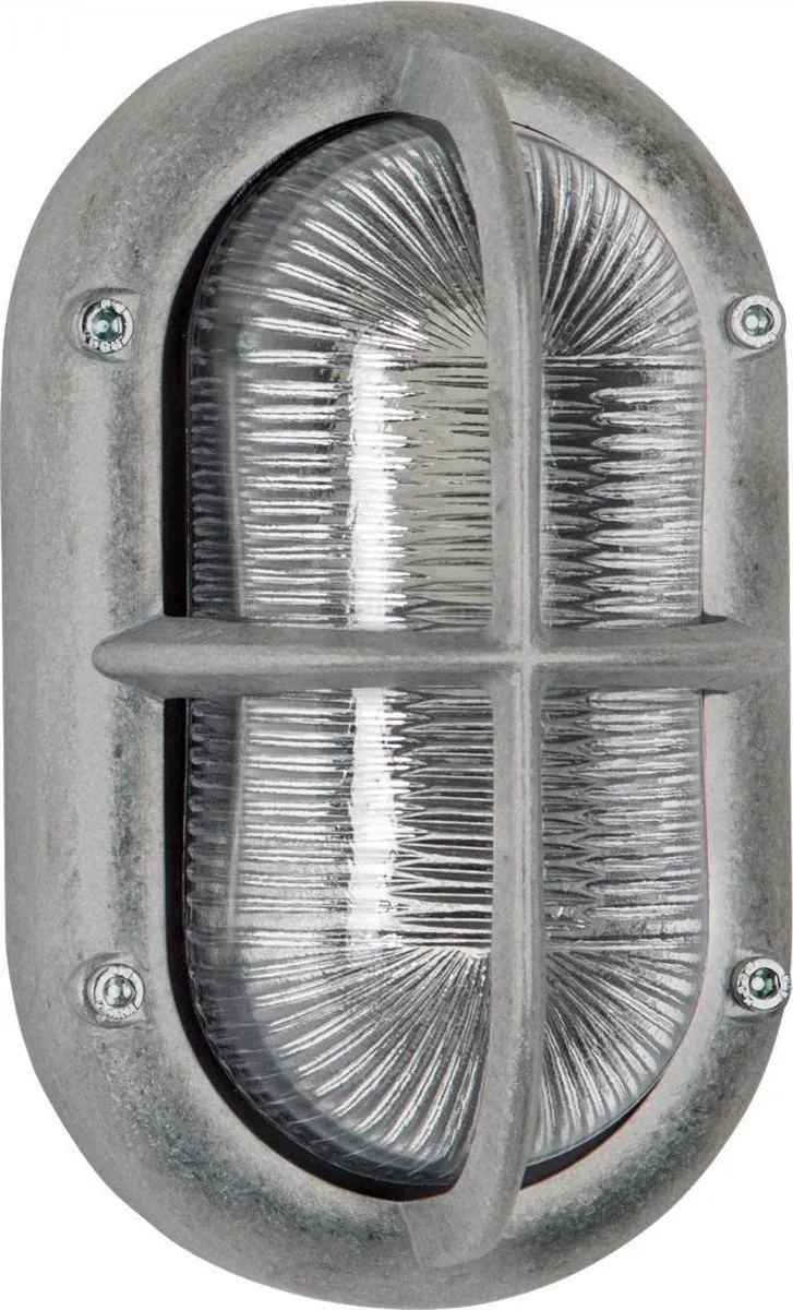 scheepslamp - Oculus - IP64 - E27 von KS Verlichting in Ruw Aluminium – Produktfoto