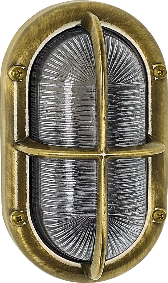 scheepslamp - Oculus - muurlamp - IP64 - E27 fra KS Verlichting i Bronze – produktbillede