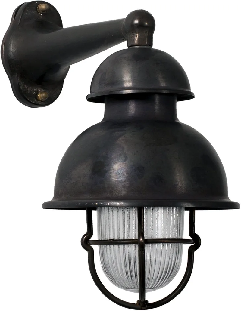 Scheepslamp Wharf zwart brons van KS Verlichting in Antiek Zwart – productfoto