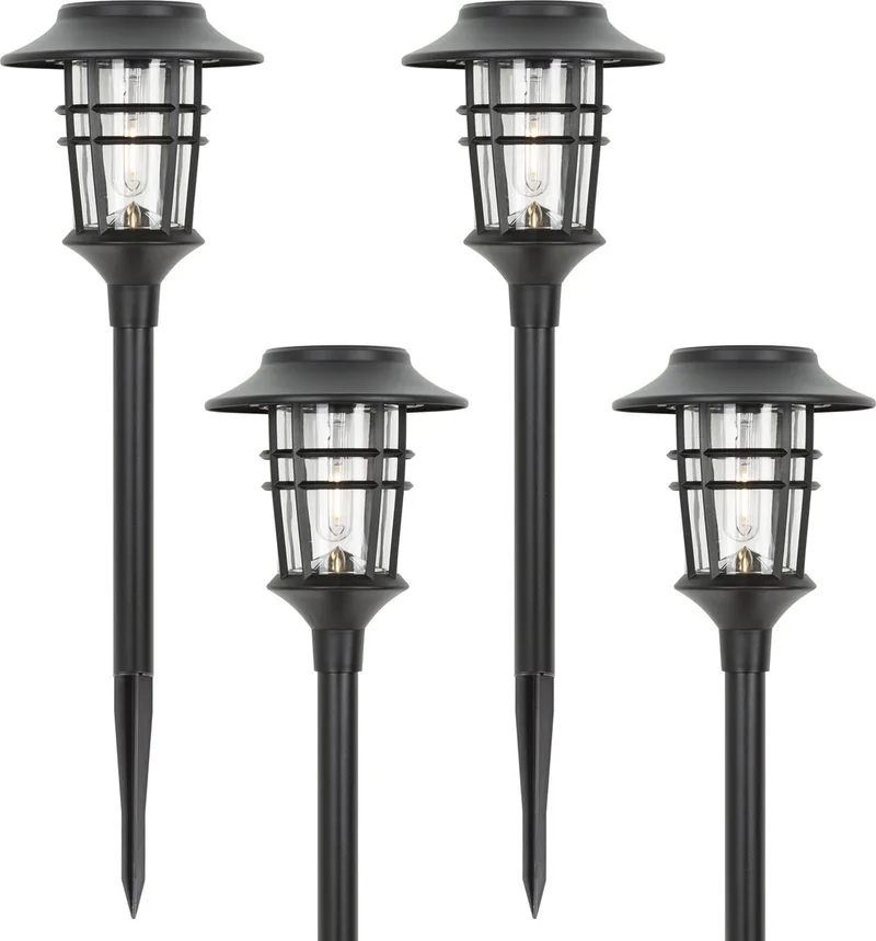 Set 4 Stuks Solar Del Sol van KS Verlichting in Zwart – productfoto