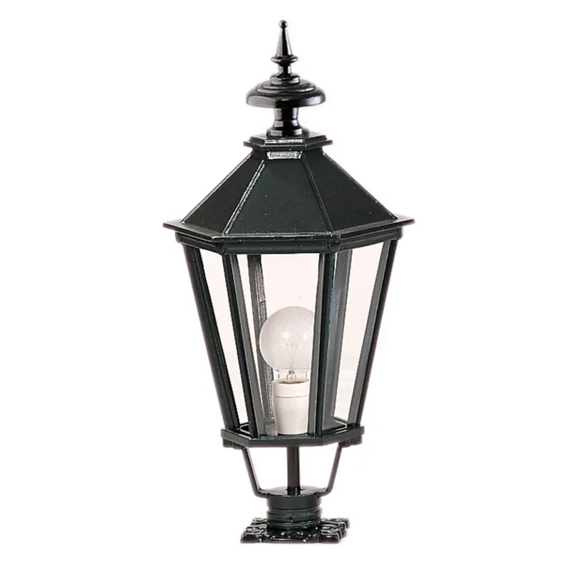 Sokkellamp K7b, zwart de KS Verlichting en Transparent – photo produit