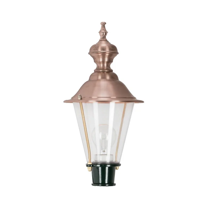 Sokkellamp M29, groen de KS Verlichting en Vert, Cuivre, Transparent – photo produit