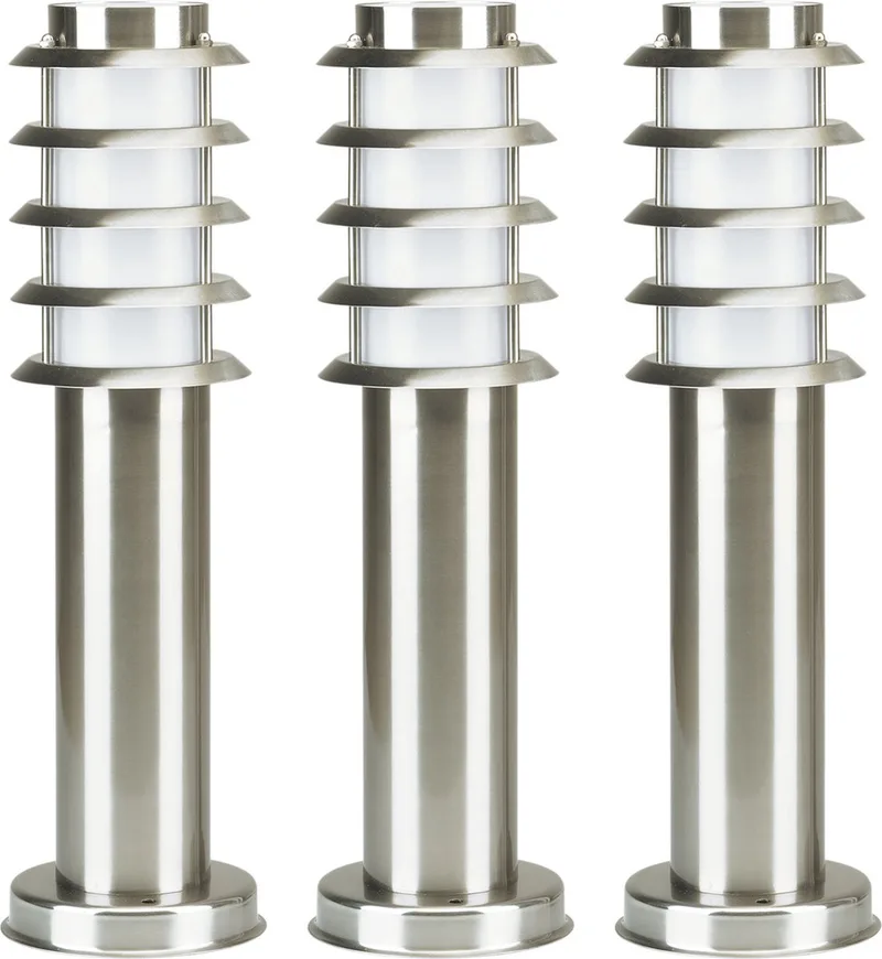 Soll 3 Tuinlamp set van 3 van KS Verlichting in Rvs – productfoto