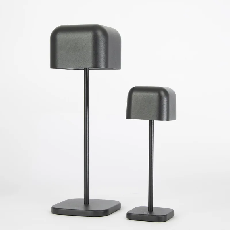 tafellamp - Cabo - Set van 2 - Matzwart - small - medium - LED - 2700K - draadloos från KS Verlichting i Svart – produktbild
