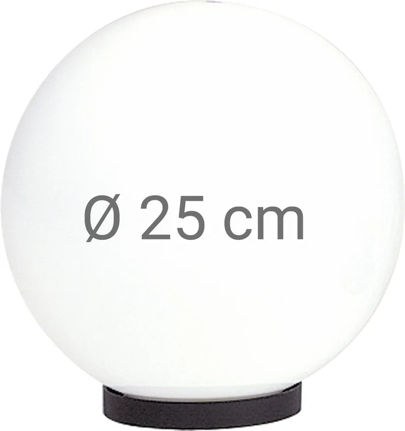 Tuinbol 25 - Tuinlamp - Kunststof - Flens - Led - Modern von KS Verlichting in Weiß – Produktfoto