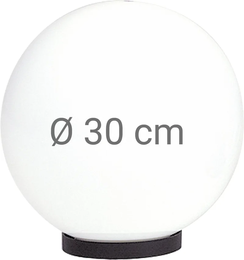Tuinbol 30 - Tuinlamp - Kunststof - Flens - Led - Modern de KS Verlichting en Blanc – photo produit