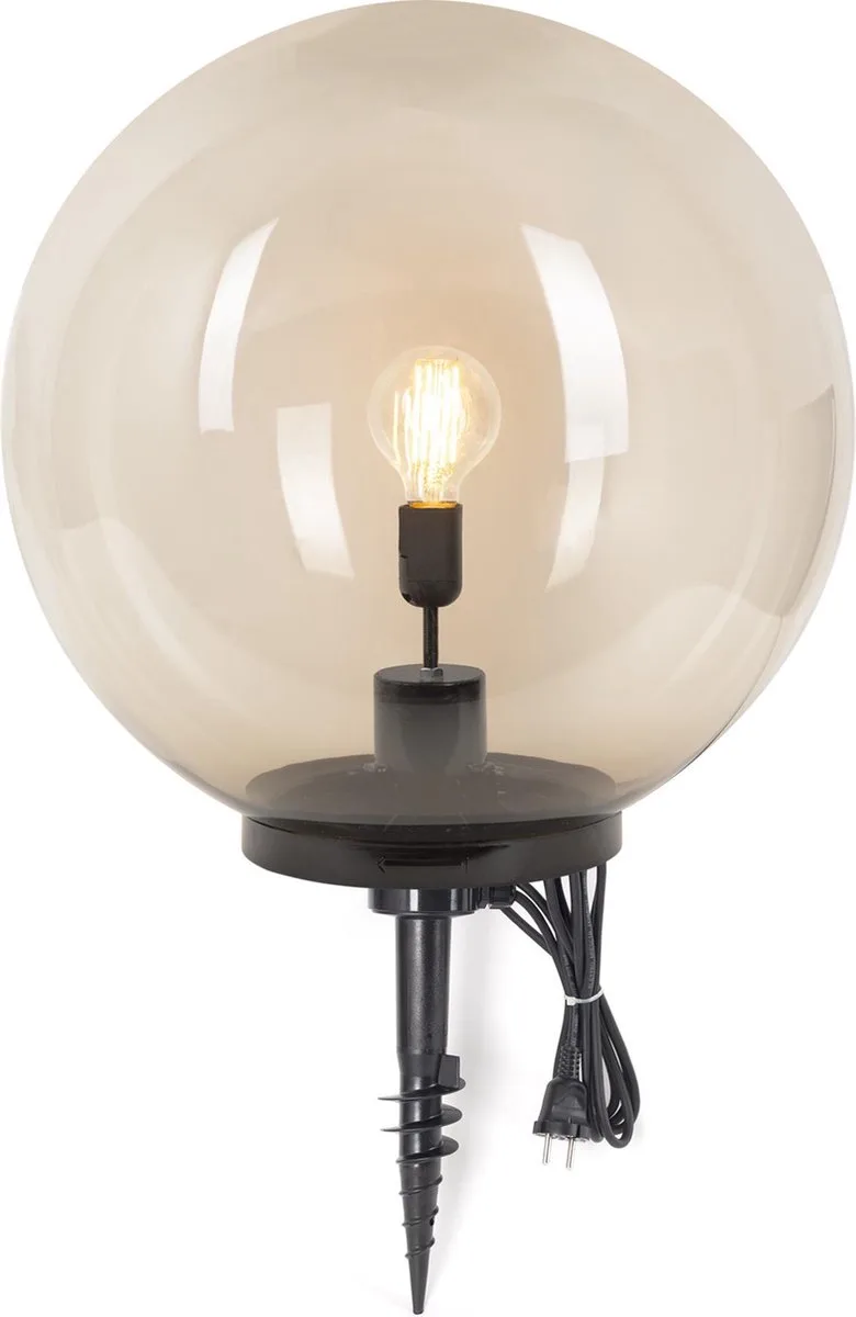 Tuinbol Ø 50 incl. spie de KS Verlichting en Fume – photo produit