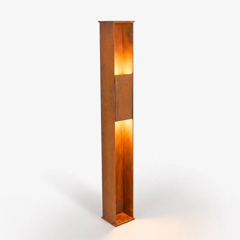 tuinlamp - Ferro - 85 - cortenstaal - buitenverlichting - pad verlichting - GU10 von KS Verlichting in Corten – Produktfoto