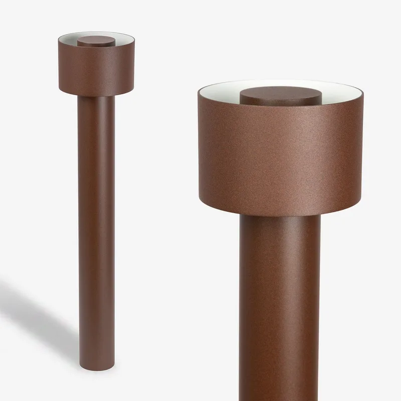 tuinlamp - Leeds - tuinverlichting - 65cm - aluminium - LED - 2700K - IP65 - buitenverlichting von KS Verlichting in Corten – Produktfoto