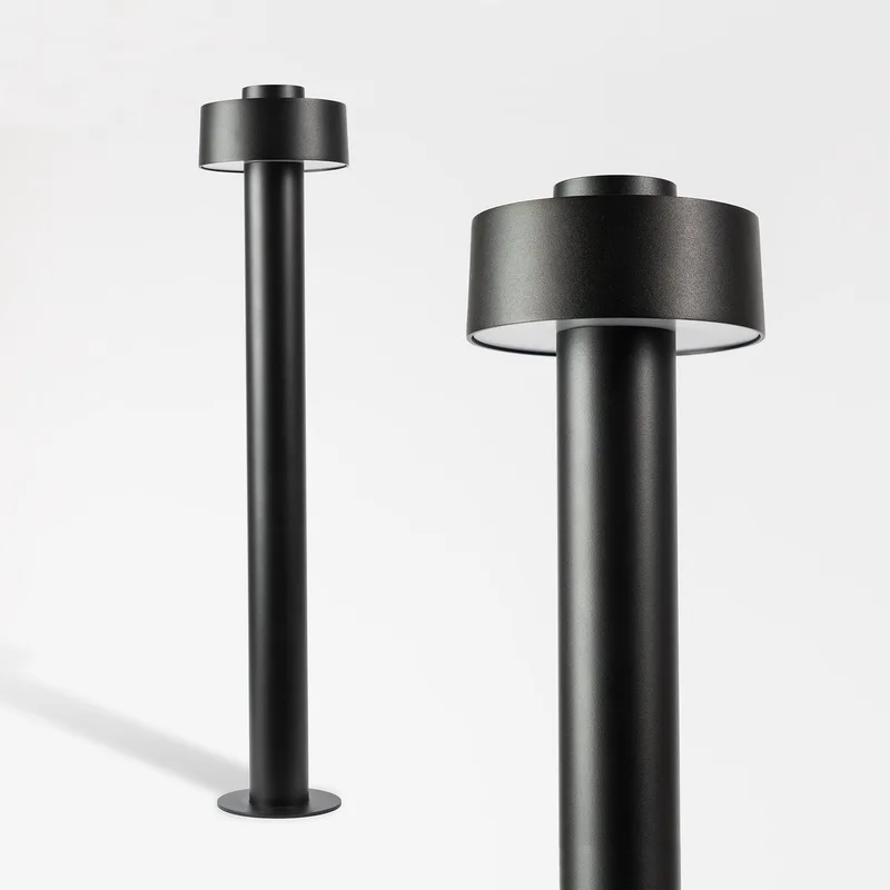 tuinlamp - Lewis - LED - IP65 - 3000K - buitenverlichting - 60cm - aluminium de KS Verlichting en Noir – photo produit