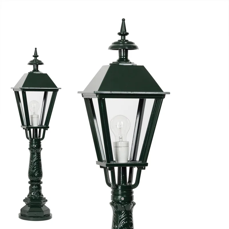 Tuinlantaarn Salford Aluminium E27 tuinlamp sokkel IP44 de KS Verlichting en Meerdere kleuren mogelijk – photo produit