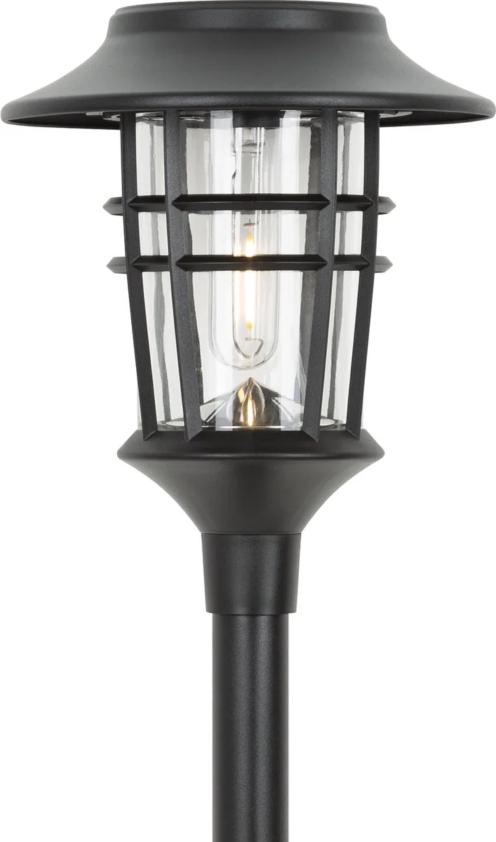 tuinverlichting - Del Sol - solar - fakkel - tuinlampen - prikspot - solar tuinverlichting - modern - zonneenergie buitenverlichting by KS Verlichting in Black – product photo