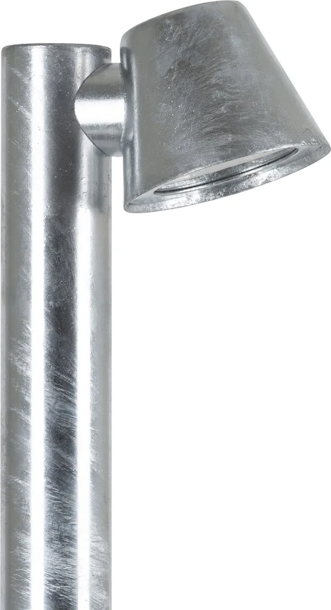 Vita Cup - Tuinlamp - Gegalvaniseerd - 80cm - Verzinkt staal - Modern von KS Verlichting in Silber – Produktfoto