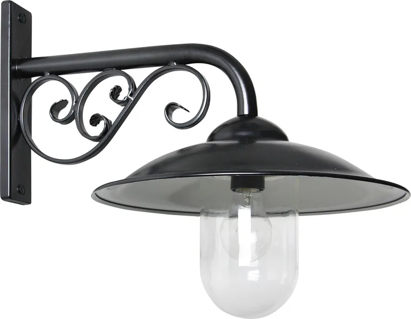 wandalmp - Stationslamp - Klassiek - E27 - Staal - Aluminium von KS Verlichting in Schwarz – Produktfoto