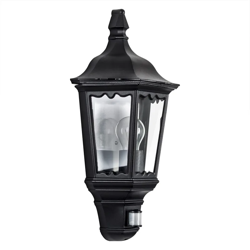 Praktische Außen-Wandleuchte Ancona, schwarz von KS Verlichting in Schwarz – Produktfoto