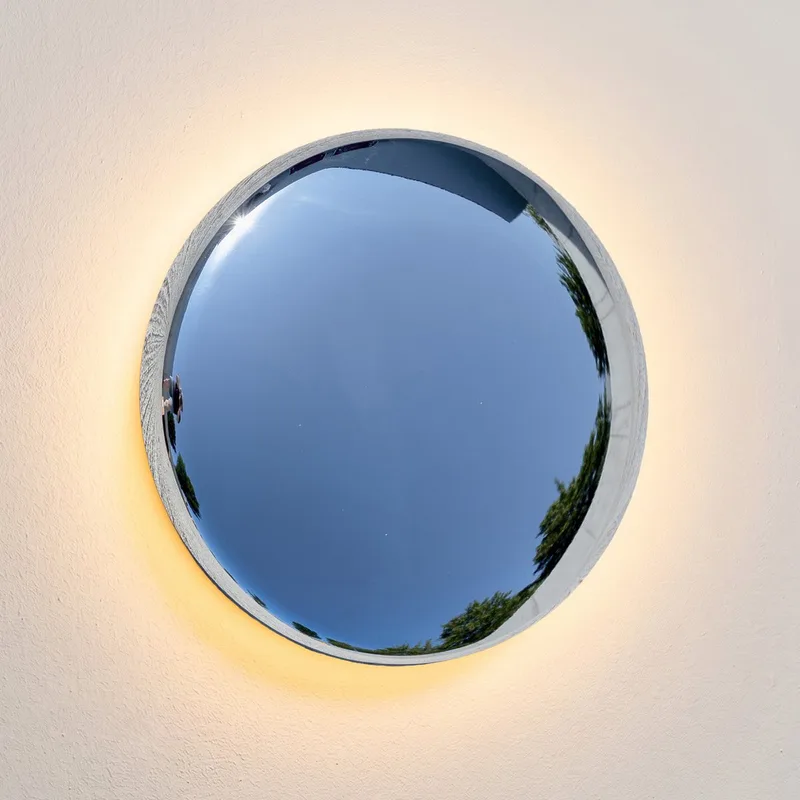 wandlamp - Auris - IP65 - 2700K - LED - buitenverlichting fra KS Verlichting i Krom – produktbillede
