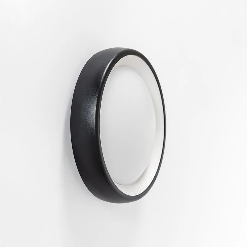 wandlamp - Flint - buitenlamp - LED - rond - IP65 - 4000K von KS Verlichting in Schwarz – Produktfoto