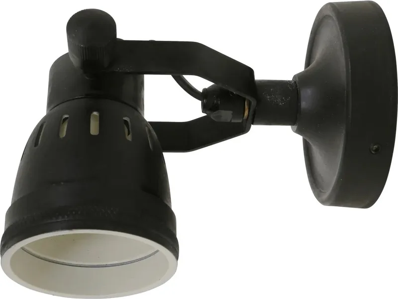 wandlamp - Indigo - messing - opbouwspot - gu10 - richtbaar de KS Verlichting en Antiek zwart – photo produit