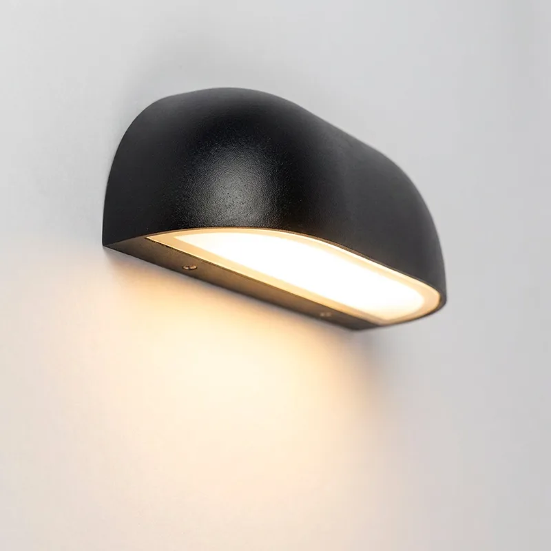wandlamp - Nathan - buitenlamp - downlighter - LED - compact - 2700K - Dimstanden - IP65 by KS Verlichting in Black – product photo