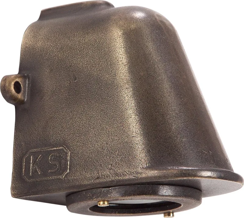 wandlamp - Offshore - GU10 - IP44 - LED de KS Verlichting en Bronze – photo produit