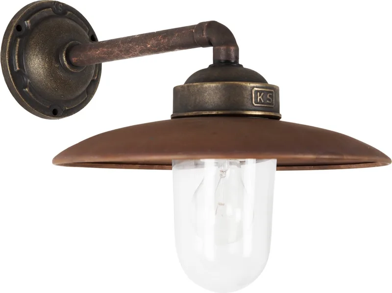 wandlamp - Palazzo - E27 - Klassiek - Brons - Koper fra KS Verlichting i Bronze, Kobber – produktbillede