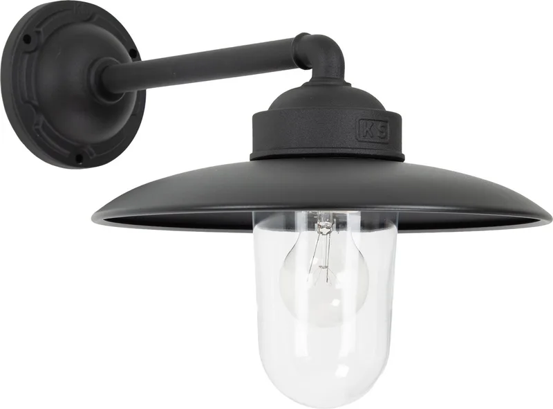 wandlamp - Palazzo - Klasiek - E27 - hanglamp - mat - zwart fra KS Verlichting i Matzwart – produktbillede