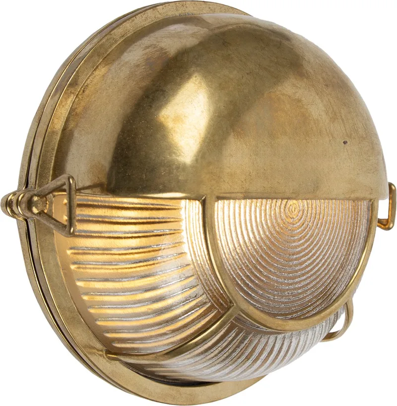 wandlamp Portimao - brons - nautisch - buitenlamp fra KS Verlichting i Messing – produktbillede
