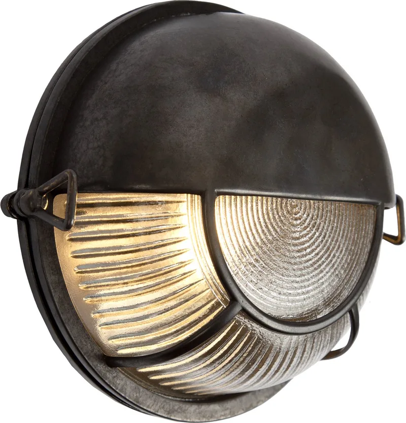wandlamp - Portimao - nautisch - scheepslamp - buitenlamp von KS Verlichting in Schwarz – Produktfoto