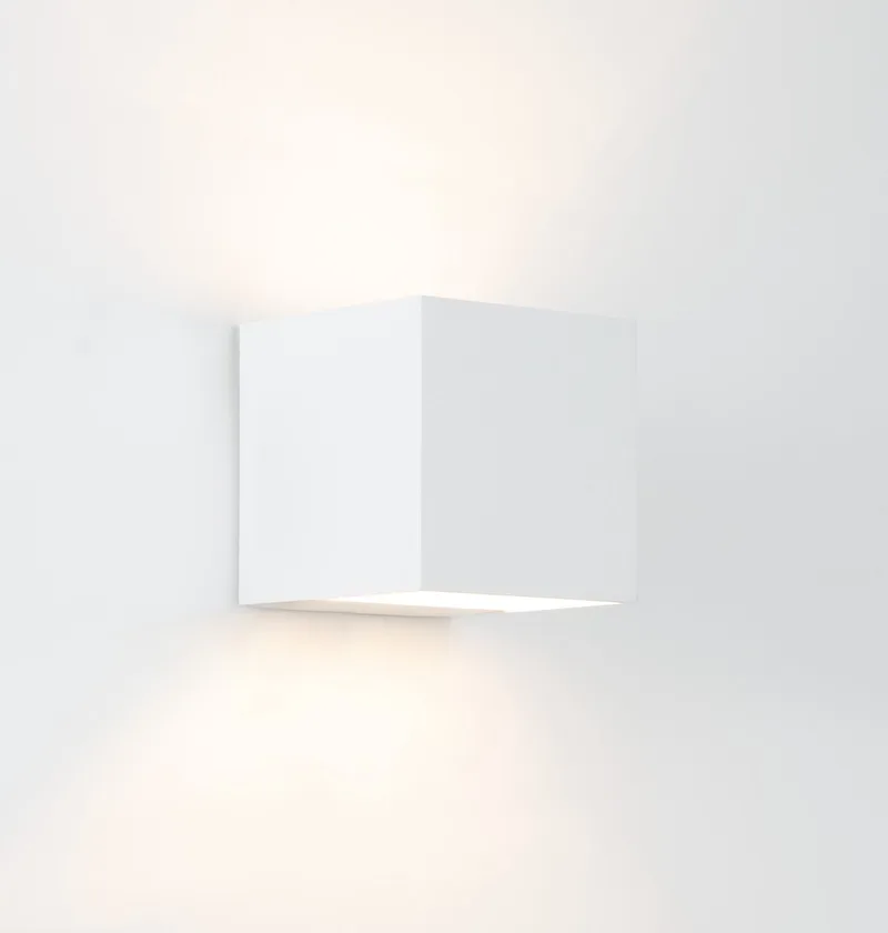 Wandlamp Shift up- en downlighter muurlamp incl. LED fra KS Verlichting i Hvid – produktbillede