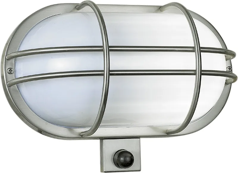 wandlamp - Sonn - bewegingssensor - E27 - modern - melkglas fra KS Verlichting i Rvs – produktbillede