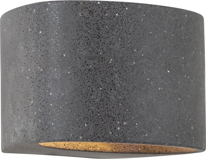 Wandlamp up en down Clay Black från KS Verlichting i Svart – produktbild
