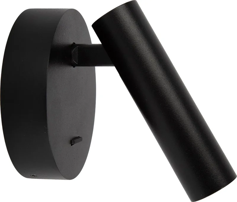 wandlamp - Viktor - bedlamp - met schakelaar - leeslamp - USB - LED - 3000K - aluminium by KS Verlichting in Black – product photo