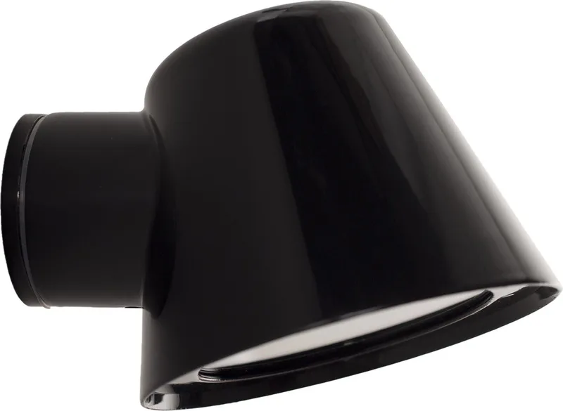 Wandlamp - Vita Cup - hoogglans - landelijk - GU10 - muurlamp - aluminium - buitenverlichting de KS Verlichting en Noir – photo produit